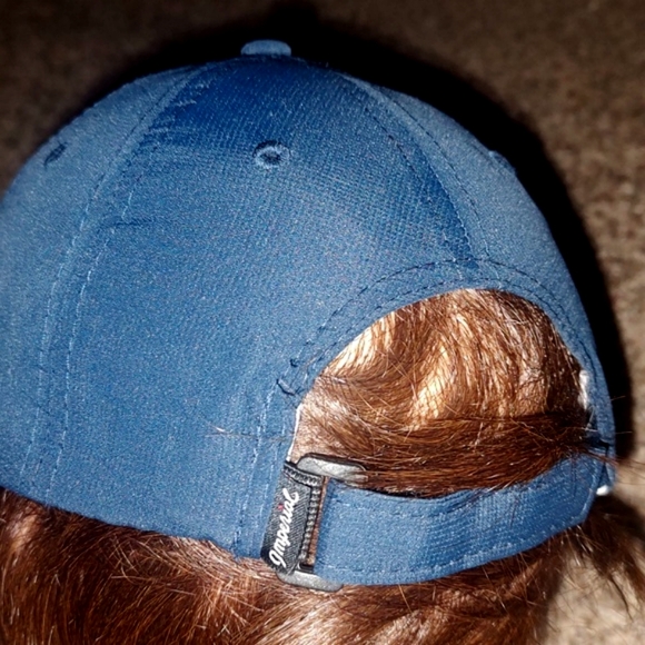 Imperial Tree Ship Strapback Golf Hat Cap Navy Blue - Picture 5 of 9